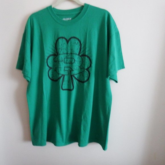 Gilden Green Clover Short Sleeve Tee XL - Picture 1 of 3